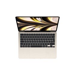 MacBook Air 13", procesor Apple M2, 8 nuclee CPU si 10 nuclee GPU, 8GB, 512GB, Starlight, INT KB