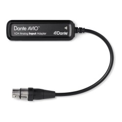 Adaptor audio Dante AVIO 1 canal intrare analog