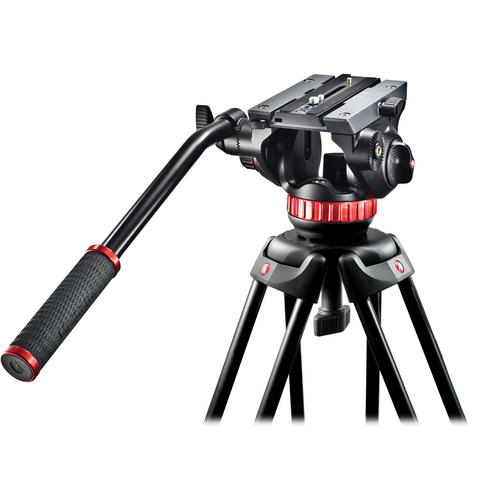 MANFROTTO 502HD FLUID HEAD + TREPIED VIDEO NT-280 (182 Cm)